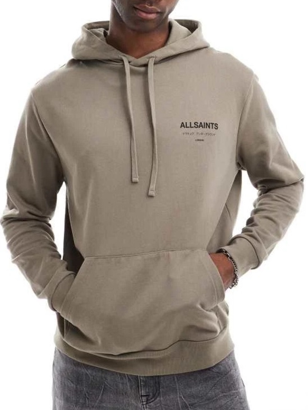 NWOT All Saints Underground Logo hoodie Size Large